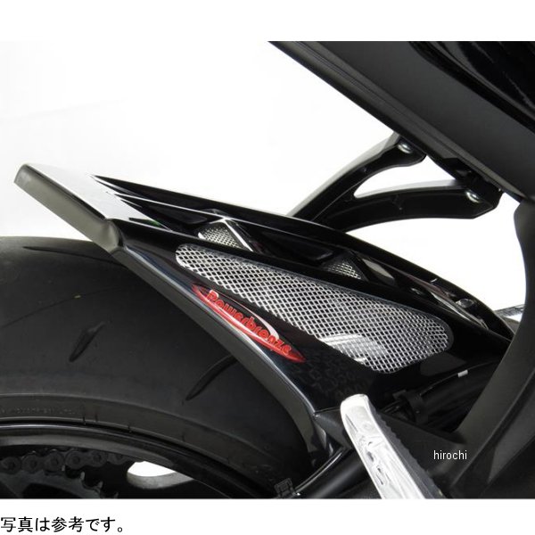 リアフェンダー ブラック シルバーメッシュ