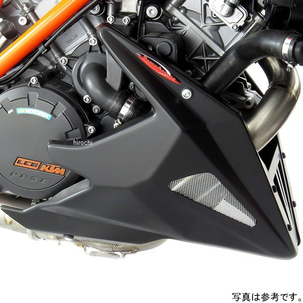 アンダーカウル マットブラック シルバーメッシュ