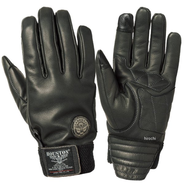 HOUSTON レザーISグローブ 黒 Lサイズ