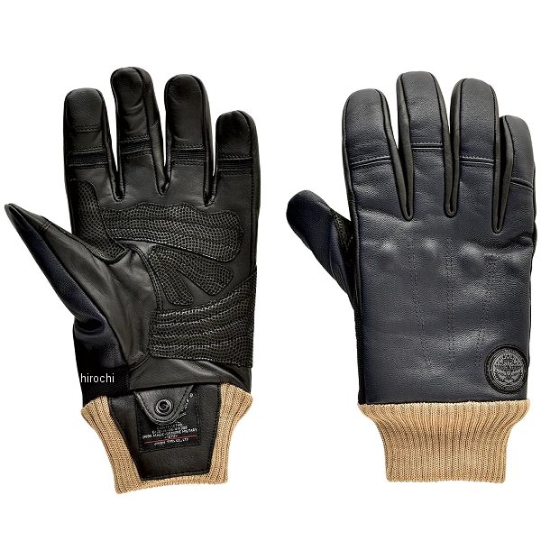 HTVG2212W  HOUSTON 秋冬モデル レザーグローブ A-10 ネイビー Lサイズ