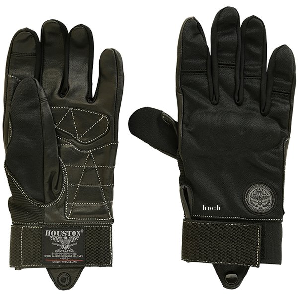 HTVG-2312S  HOUSTON 春夏モデル メッシュレザーグローブ 黒 XLサイズ