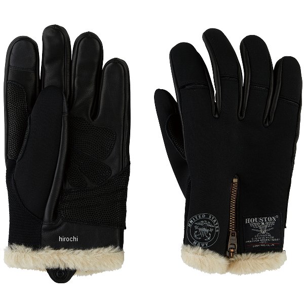 HTVG2313W  HOUSTON 秋冬モデル ウィンターグローブ N-1 黒 Lサイズ