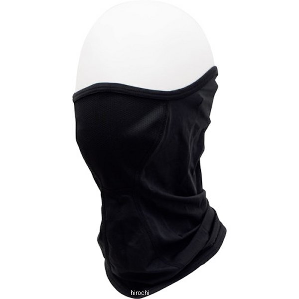 冷感フェイスカバー イヤーループ付き 黒 フリーサイズ