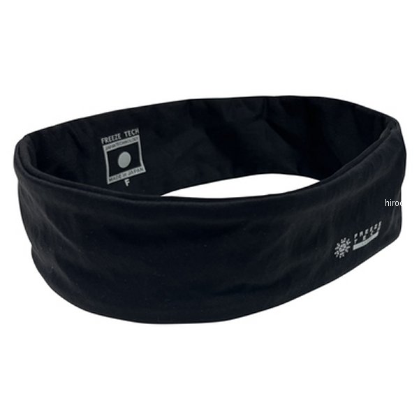 冷感ヘッドバンド 黒 フリーサイズ