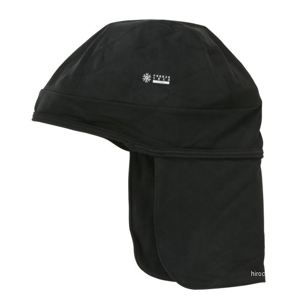 冷感インナーキャップ垂れ付 黒 フリーサイズ
