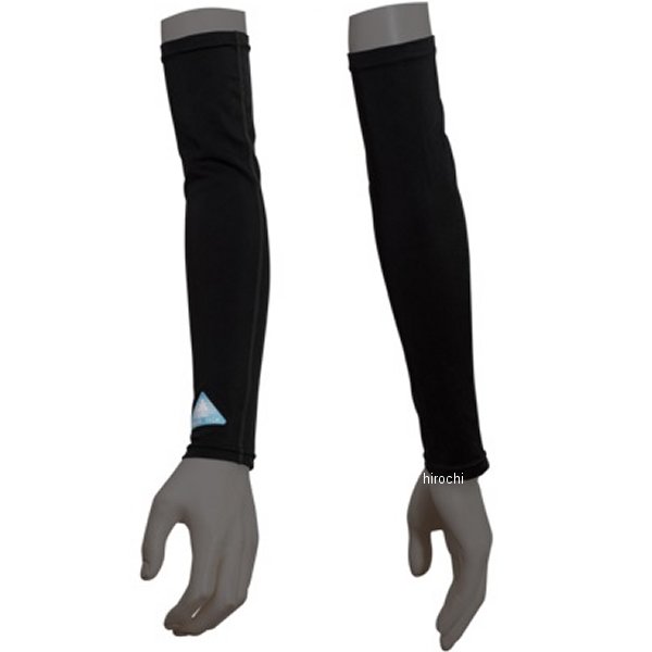 冷感アームカバー 両腕用 黒 Lサイズ
