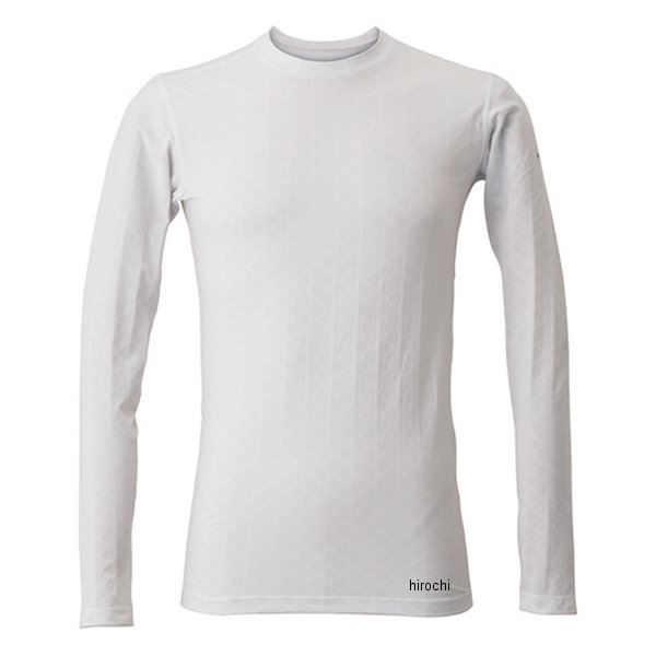 25151310  氷撃α 冷感長袖クルーネックインナー 白 Mサイズ
