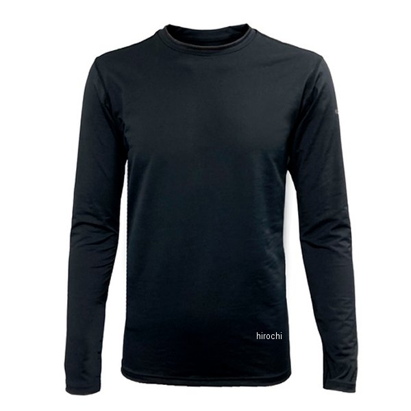 25151630  氷撃α 冷感長袖クルーネックインナー 黒 Mサイズ