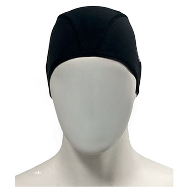 25151653  氷撃α 冷感インナーキャップ 黒 フリーサイズ