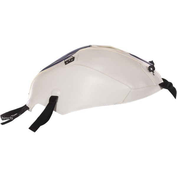 タンクカバー 16年-22年 SV650 ABS 白/ブルーデコ