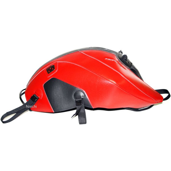 タンクカバー 16年-19年 MT-07 トレーサー マットブラック/赤