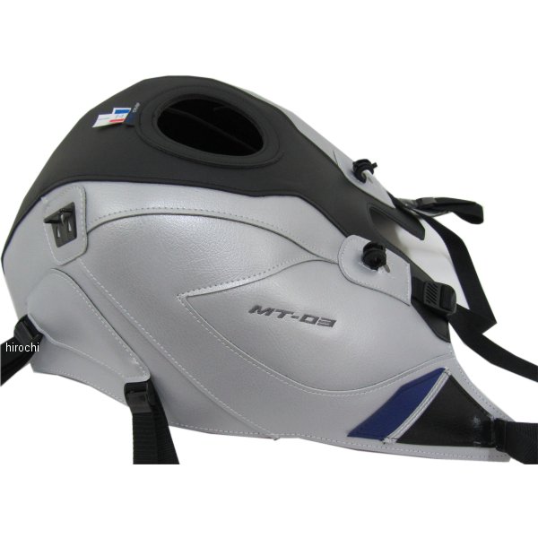 タンクカバー 16年-19年 MT-03 シルバー/黒/ブルー