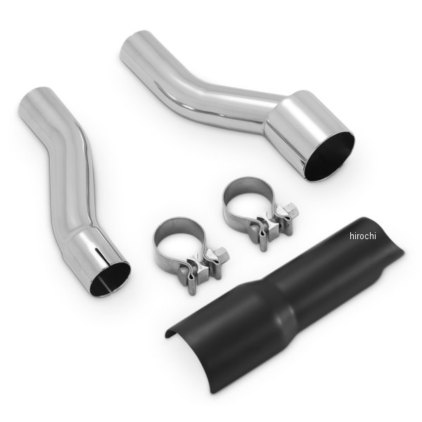 VANCE&HINES アダプターパイプキット 17年-20年 トライクファミリー クローム/黒