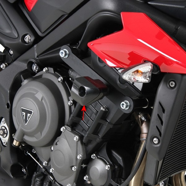 プロテクションパッド  17年 ストリートトリプル765