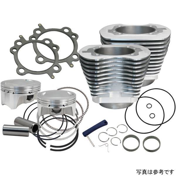 S&Sサイクル S&SCycle 110キット4インチシリンダー 07年-17年 ハーレー HARLEY シルバー