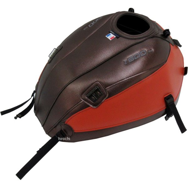 タンクカバー 18年-22年 Z900RS ブラウン/赤