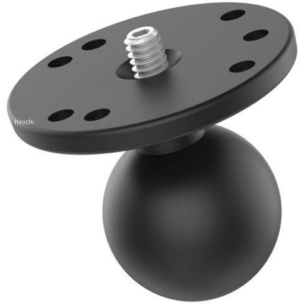 ラウンドベース AMPSホールパターン 1.5インチボール 1/4インチ-20ネジ