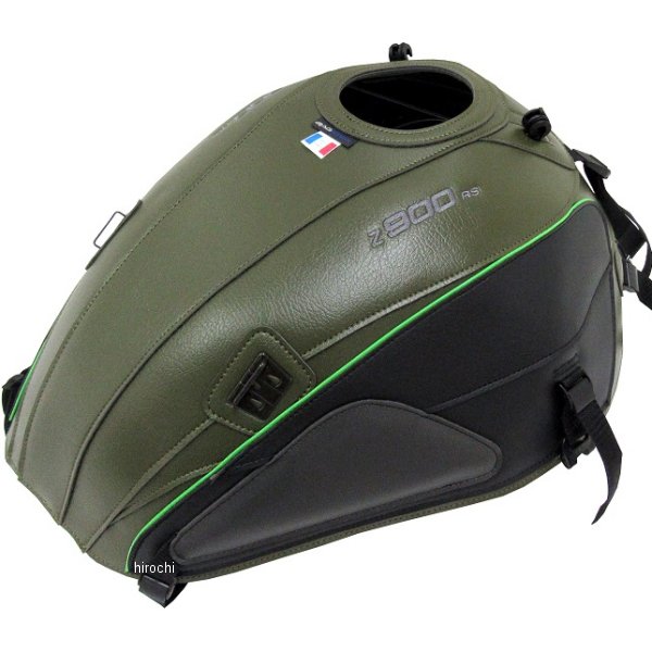 タンクカバー 18年-22年 Z900RS ダークグリーン/マットブラック