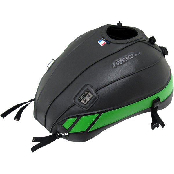 タンクカバー 18年-22年 Z900RS 黒/緑