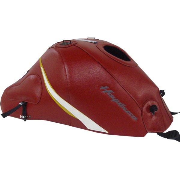 タンクカバー 14年 GSX1300R ハヤブサ 赤/白/ゴールド