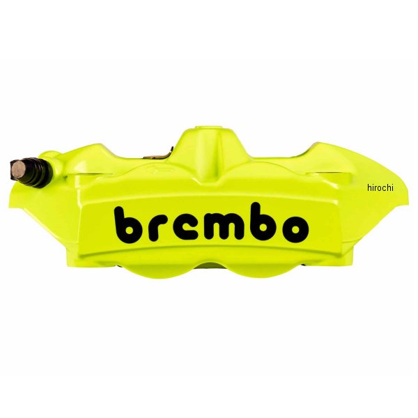 ブレンボ brembo M-4 ラジアル モノブロック 4P キャリパー 左 φ34 取付ピッチ:100mm フルオイエロー ブラックロゴ