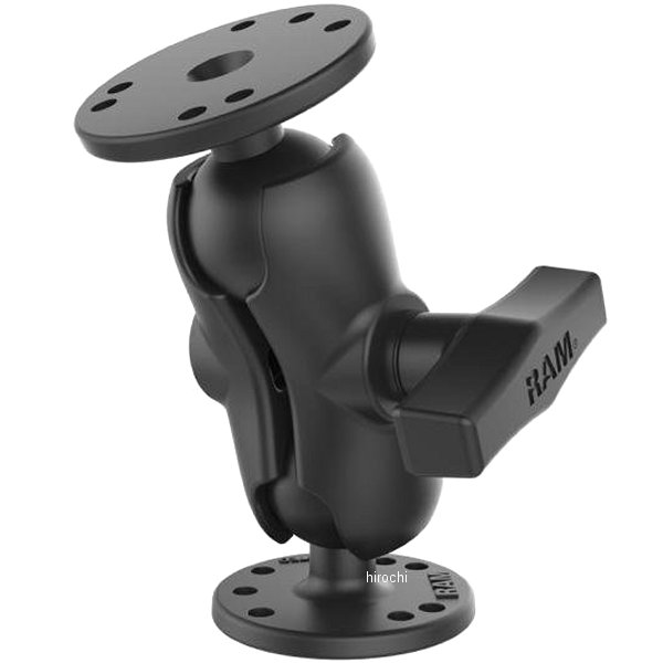 ラウンドベース2個&ショートアームセット AMPSホールパターン 1.5インチボール