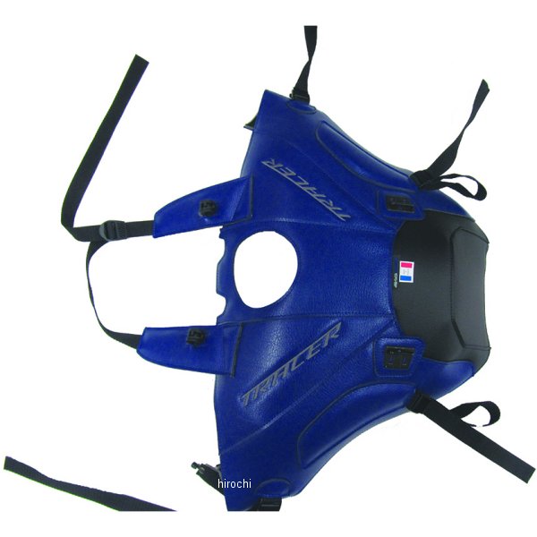 タンクカバー 15年-17年 MT-09 トレーサー 青/黒