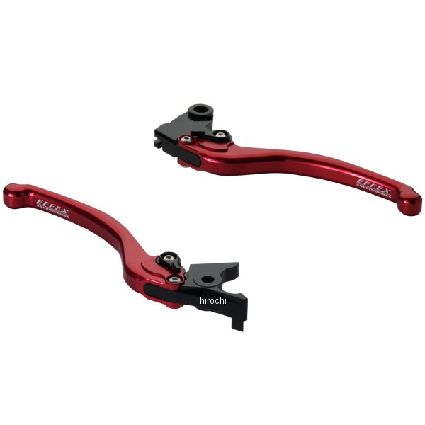 スムースフィットレバー カワサキ 赤