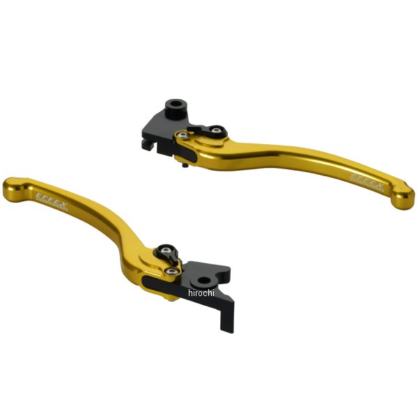 スムースフィットレバー カワサキ ゴールド