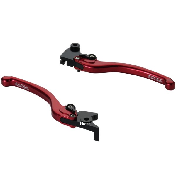 スムースフィットレバー カワサキ 赤