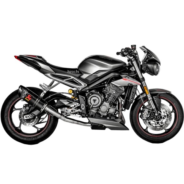 スリップオン 17年-19年 STREET TRIPLE (S/R LOW/RS) カーボン