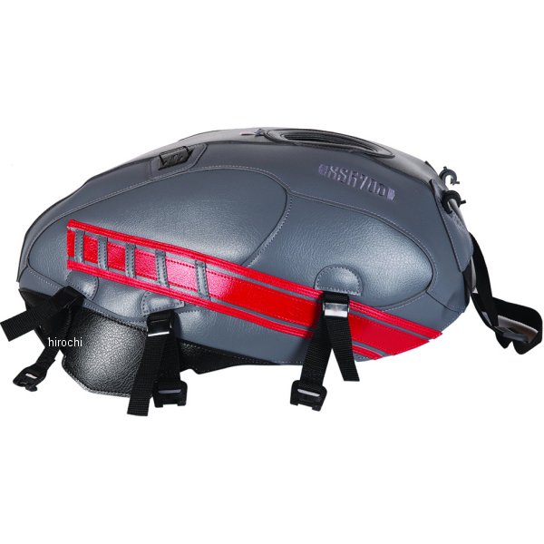 タンクカバー 16年-21年 XSR900 ABS サンダーグレー/赤