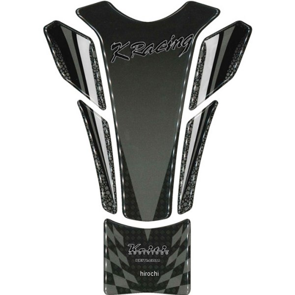 タンクパッド カワサキ K Racing     シルバー