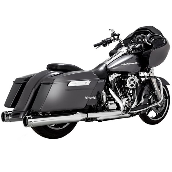 VANCE&HINES スリップオンマフラー トルカー450 95年-16年 ツーリング クローム