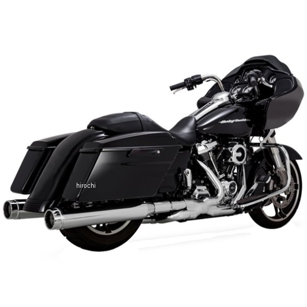 VANCE&HINES スリップオンマフラー トルカー450 17年-22年 ツーリング(M8) クローム