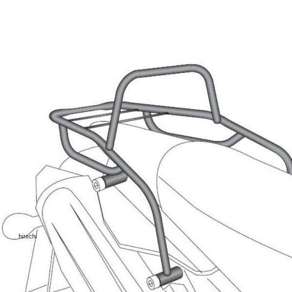 トップケースキャリア リアラック 07年 XT660R/X 黒