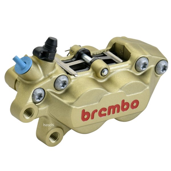 ブレンボ brembo P4-40R アキシャル 4P キャリパー 左 φ30/34 取付ピッチ:40mm ゴールド レッドロゴ