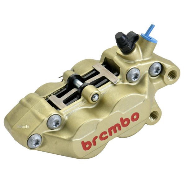 ブレンボ brembo P4-40R アキシャル 4P キャリパー 右 φ30/34 取付ピッチ:40mm ゴールド レッドロゴ