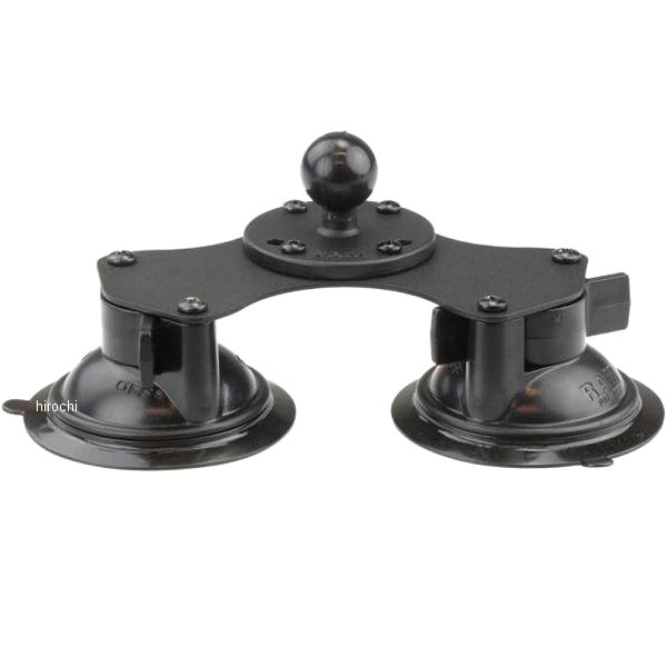 ツイストロックデュアルサクションカップベース 1インチボール