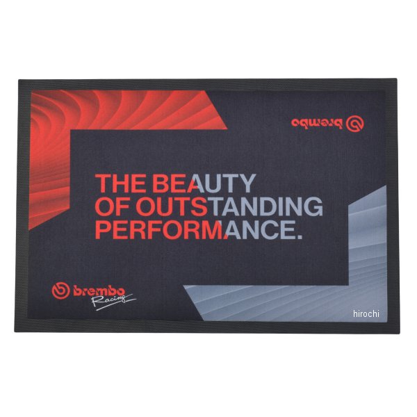 ブレンボ brembo カウンターマット 黒/赤