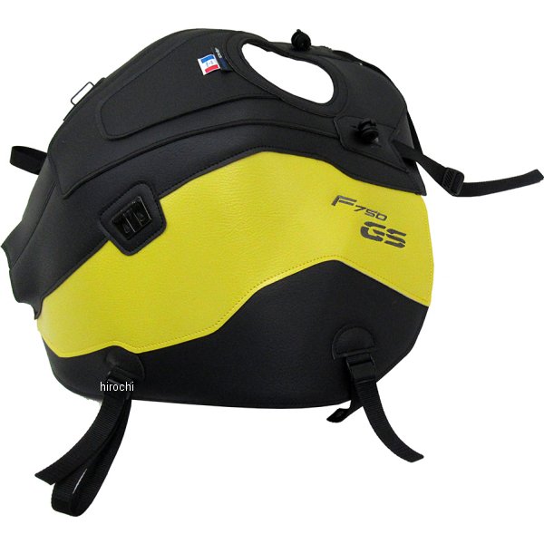 タンクカバー 18年-21年 BMW F750GS 黒/黄色