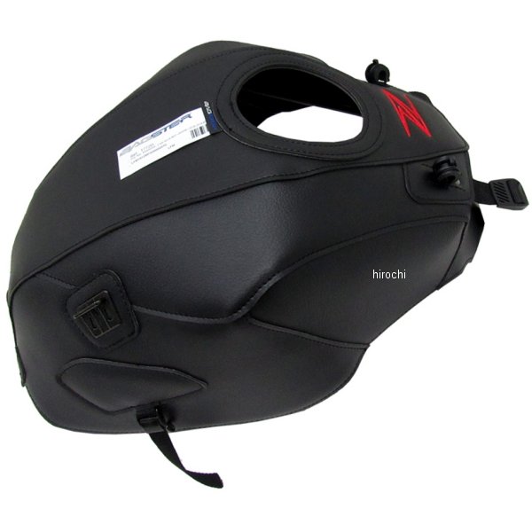 タンクカバー 19年-22年 Z400 マットブラック/赤