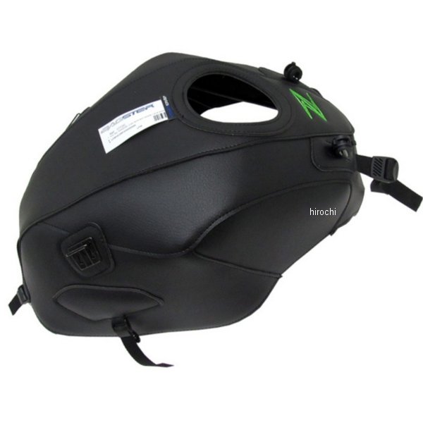 タンクカバー 19年-22年 Z400 マットブラック/緑