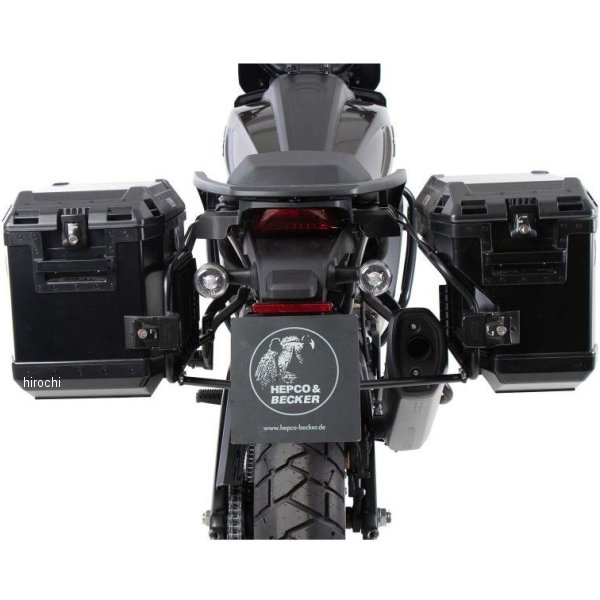 サイドキャリア カットアウトセット 21年 ハーレー パンアメリカ1250 黒