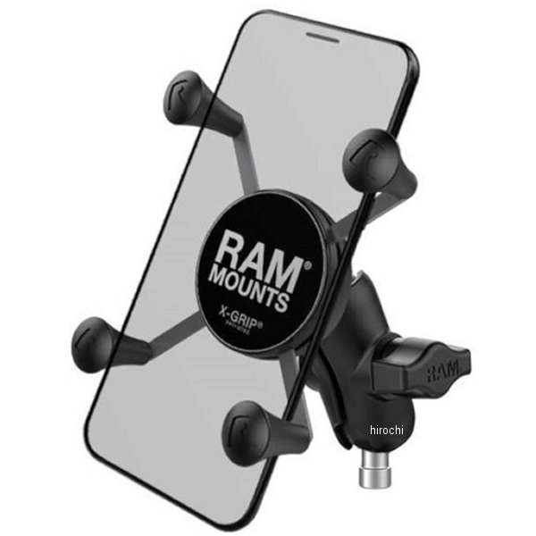 Xグリップ＆M8ボルトベースセット スマートフォン用 1インチボール