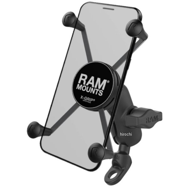 s XグリップM＆9mm穴ミラーフレームベースセット ショートアーム 1インチボール