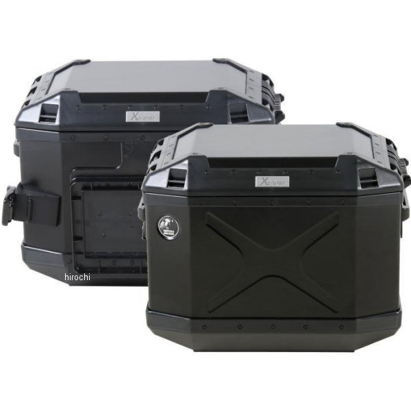 サイドケースセット XPLORER  40L 黒