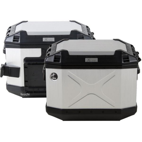 サイドケースセット XPLORER  40L シルバー