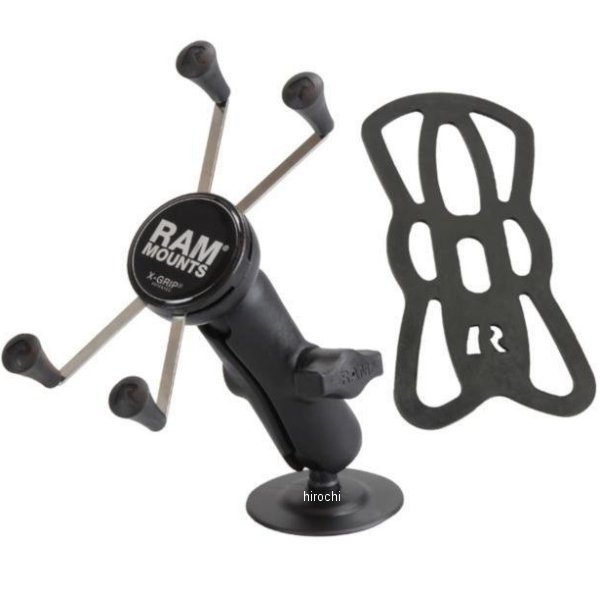 Xグリップ&貼付ベースセット 標準アーム 1インチボール ファブレット用