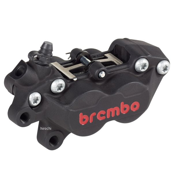 ブレンボ brembo P4-40C アキシャル 4P キャリパー 左 φ30/34 取付ピッチ:40mm ブラックアルマイト レッドロゴ